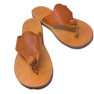 Melissinos Handmade Cyclades Leather Thong Custom Sandal‎